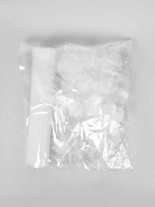 Палочка для шаров 35 см с зажимом набор 50 штук