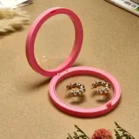 Подставка для украшений &laquo;QF. Круг&raquo;, 11&times;11&times;4.5 см, розовая