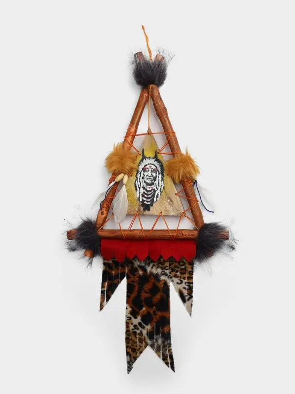 Панно "Вождь" 30х3х60 см