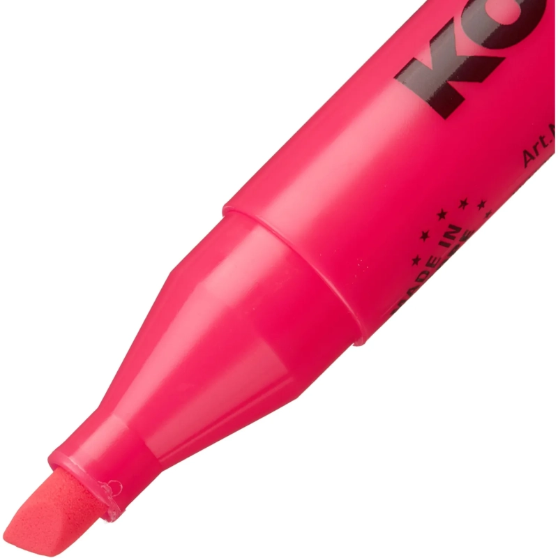 Маркер текстовыделитель KORES 1-5 мм розовый 36002