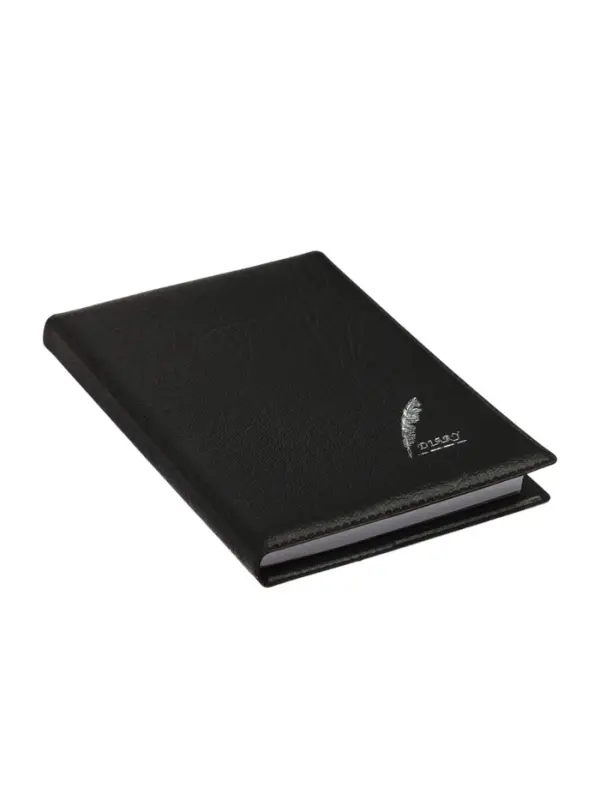 Набор записных книжек &laquo;Перо&raquo; в клетку, 2 штуки, А7, 70 листов, чёрные