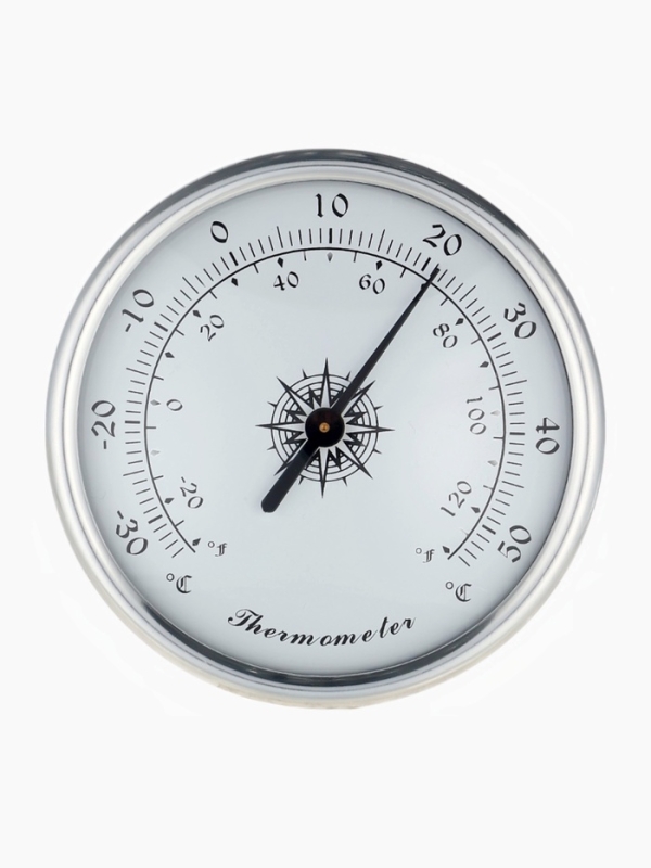 Термометр механический, настенный, d=7,2см