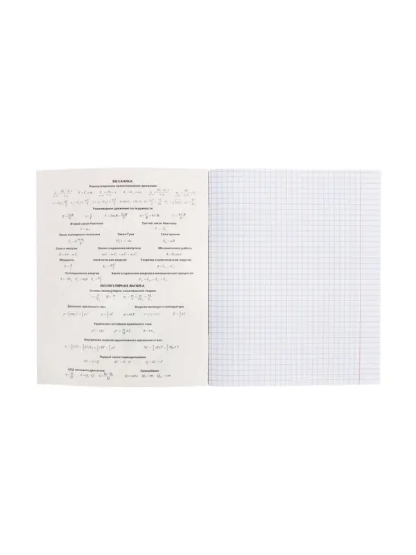 Предметная тетрадь по физике Hatber &laquo;Мой любимый предмет&raquo;, 48 листов, в клетку, со справочным материалом, обложка из мелованного картона, белые �...