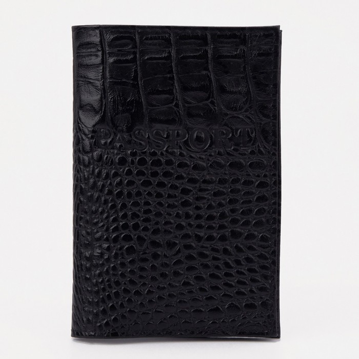 Обложка для паспорта, цвет чёрный Обложка для паспорта, цвет чёрный