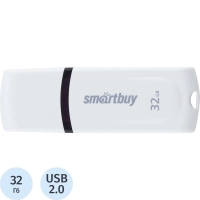 Флеш-память Smartbuy UFD 32GB Paean White (SB32GBPN-W)