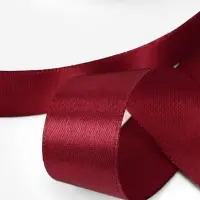 Лента атласная, 25 мм, 23&plusmn;1 м, бордовая №37