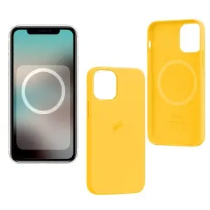 Чехол для iPhone 12 Pro Max Silicone Case Sunflower (MagSafe + анимация NFC)c LOGO