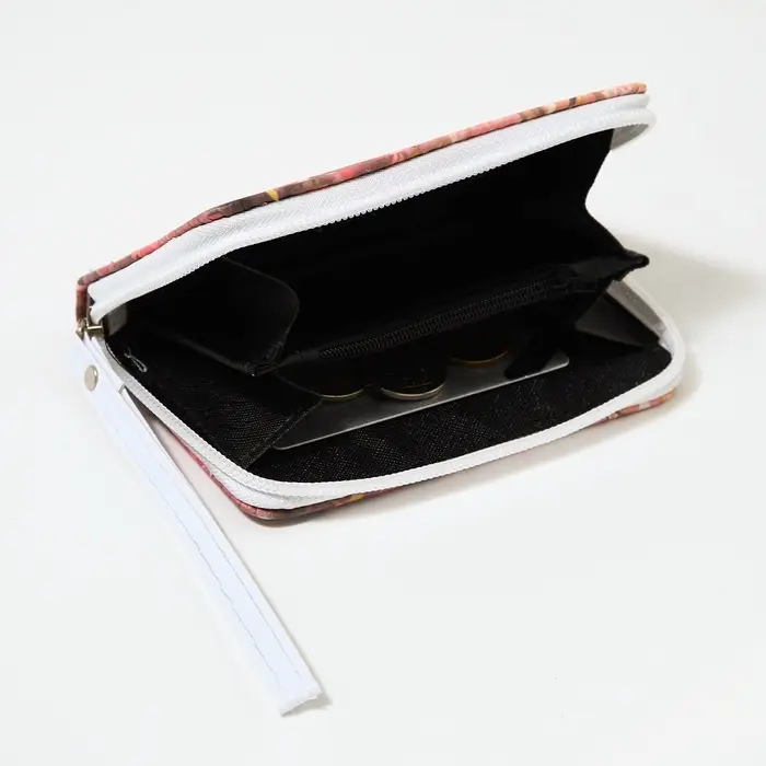 Кошелёк детский Выбражулька &laquo;Кот в цветочках&raquo;, на молнии, разноцветный