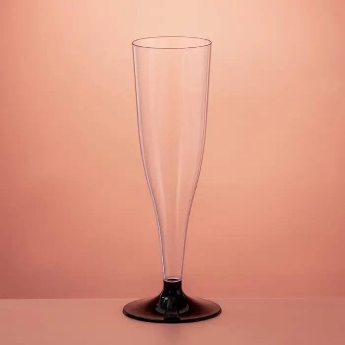 Бокал одноразовый для шампанского «Флютэ», 100 мл, пластик, МИКС