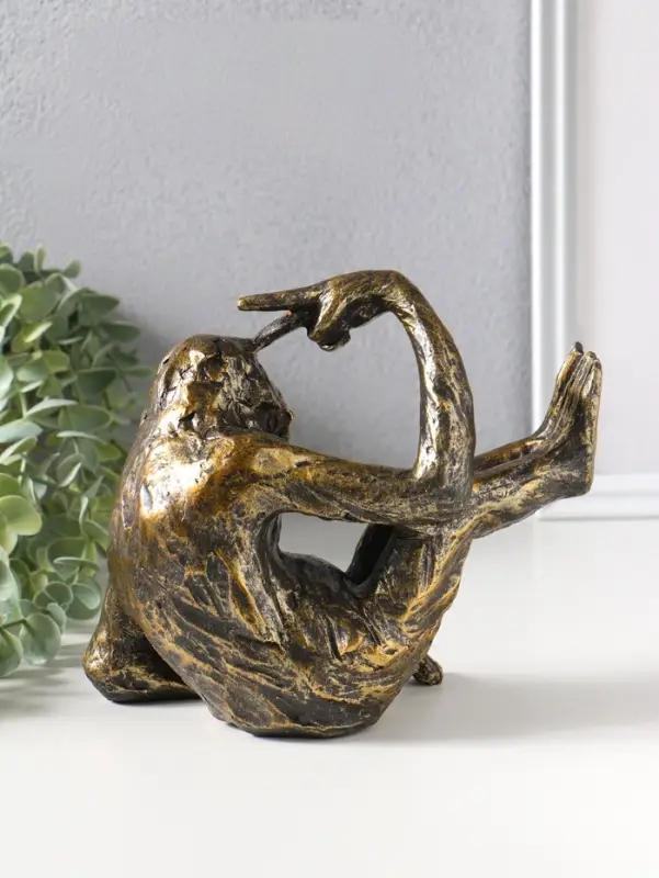 Держатель для книг полистоун "Шимпанзе показывает жест - победа" 19х10х16,5 см