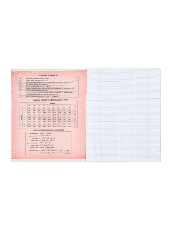 Набор предметных тетрадей Calligrata &laquo;Доска&raquo;, 12 предметов, 48 листов, со справочным материалом, обложка из мелованного картона