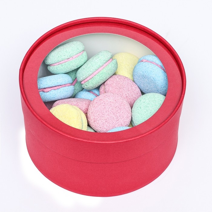 Подарочная коробка Подарочная коробка "Рубин" красный, завальцованная с окном, 18 х 10 см