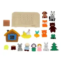 Настольный театр &laquo;Набор 5 в 1: Колобок, Репка, Курочка Ряба, Теремок, Маша и медведь&raquo;