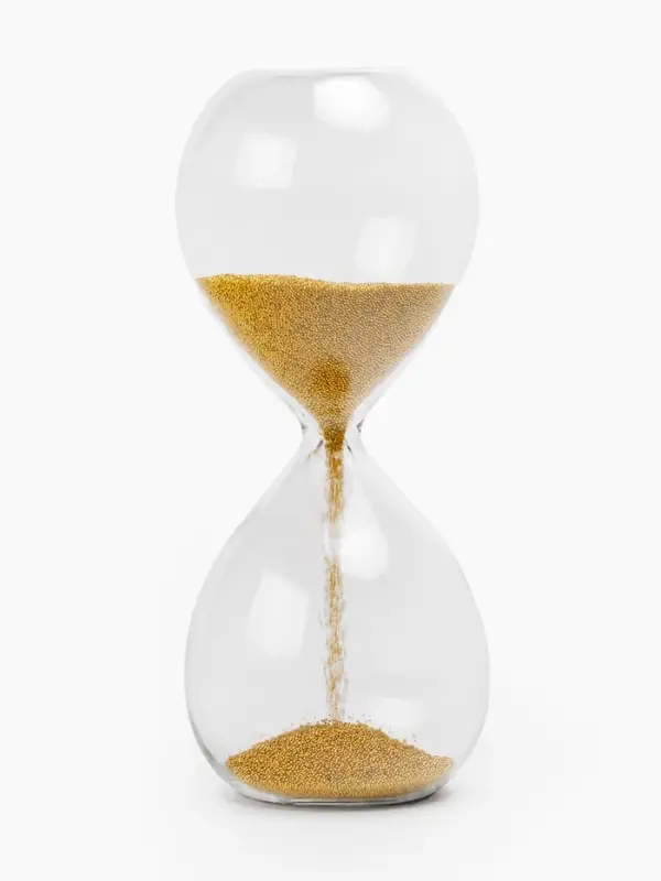 Часы песочные &laquo;Витани&raquo;, сувенирные, 5&times;12.5 см, золотой песок