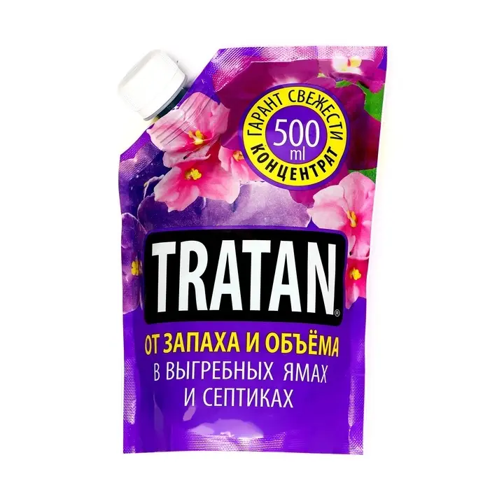 Средство от запаха и объема в выгребных ямах и септиках &laquo;Тратан&raquo;, дой-пак, 0.5 л