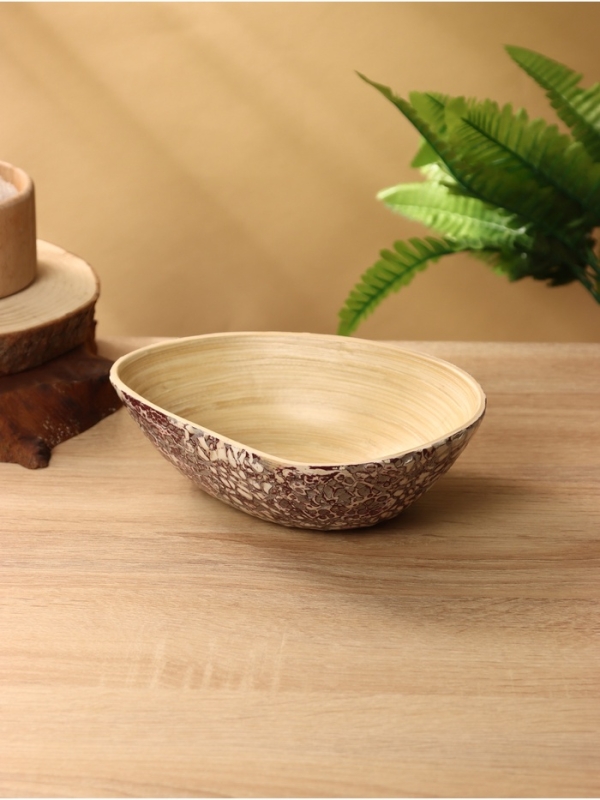 Миска 20х15х6,5 см, бамбук Миска 20х15х6,5 см, бамбук