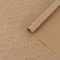Бумага упаковочная крафт &laquo;Искры&raquo;, 70&times;100 см