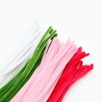 Набор для творчества цветы из пушистой проволоки букет, розы