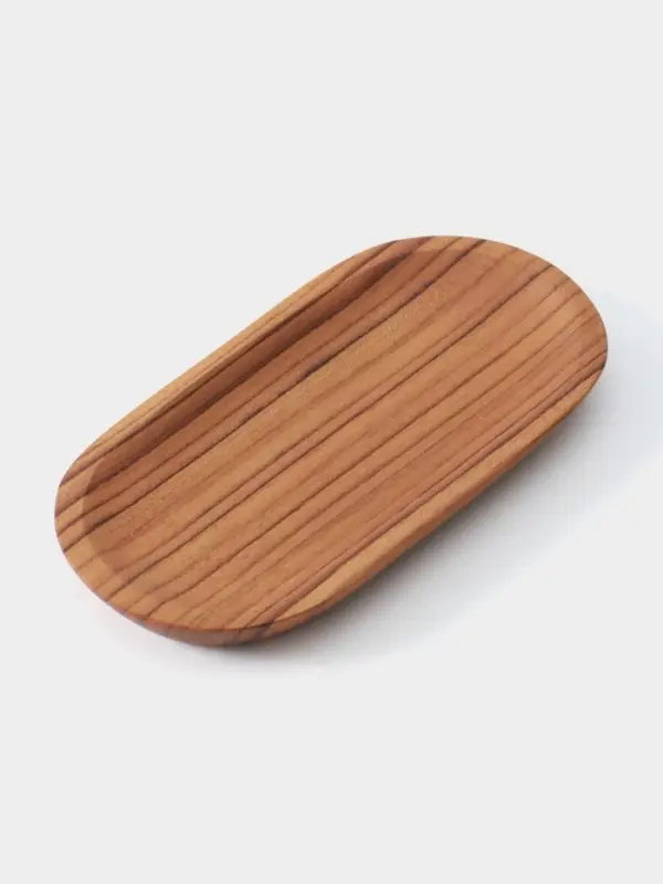 Блюдо, 20&times;10&times;2 см, тиковое дерево