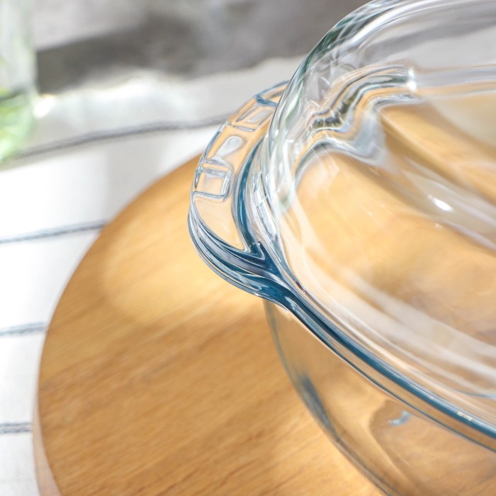 Утятница овальная из жаропрочного стекла, 2,6/1,3 л, с крышкой-формой для запекания Утятница овальная из жаропрочного стекла, 2,6/1,3 л, с крышкой-формой для запекания