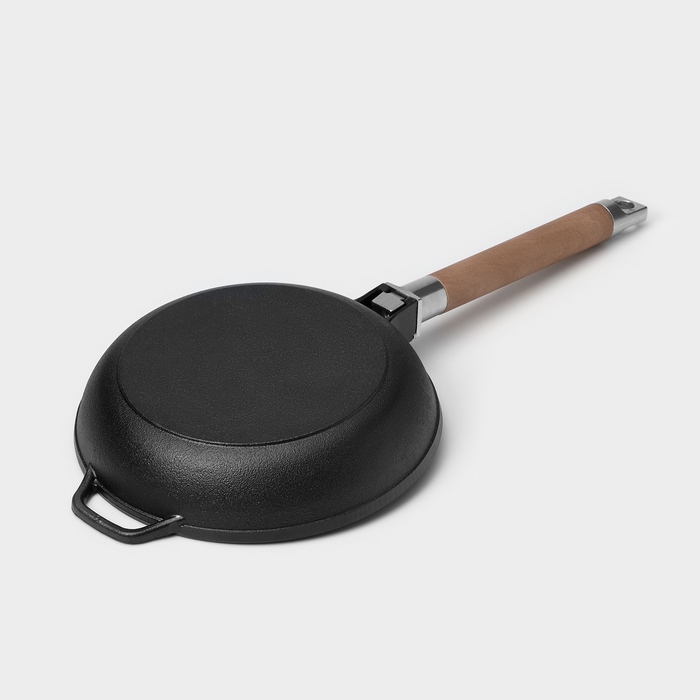 Сковорода чугунная Wild Kitchen, d=20 см, лопатка и губка в комплекте Сковорода чугунная Wild Kitchen, d=20 см, лопатка и губка в комплекте