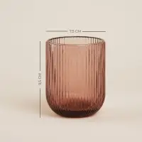 Стаканы SL Home &laquo;Модерн&raquo;, 260 мл, 7.5&times;9.5 см, набор 6 шт., стекло, розовые