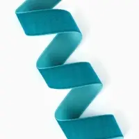 Лента бархатная, 25 мм, 18&plusmn;1 м, зелёная №72