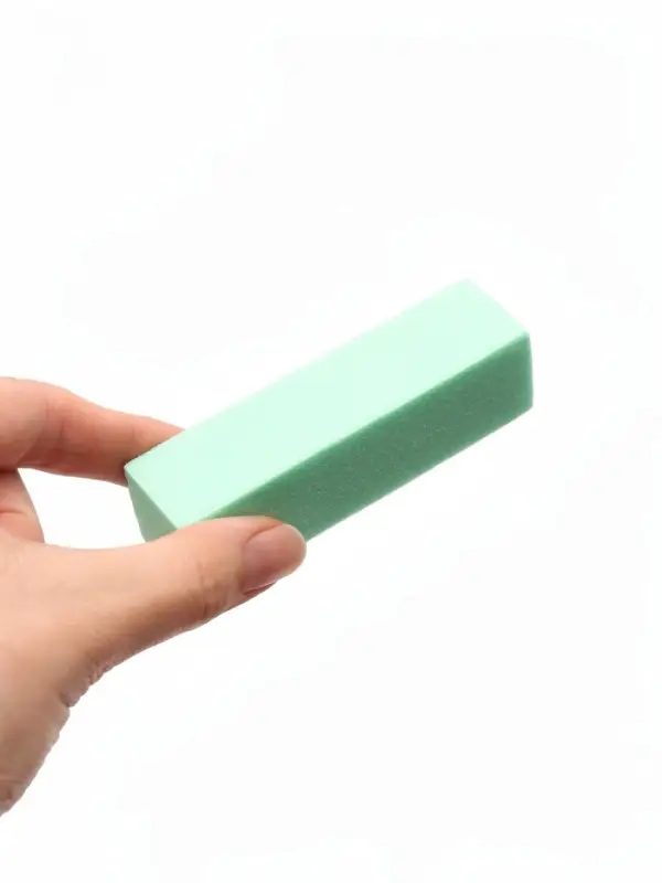 Баф наждачный для ногтей, четырёхсторонний, 9&times;2.5&times;2.5 см, МИКС