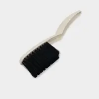 Щётка-смётка для пола с совком Malta, с кромкой, бежевая