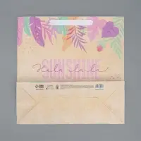 Пакет подарочный крафтовый квадратный, упаковка, &laquo;Sunshine&raquo;, 30&times;30&times;12 см