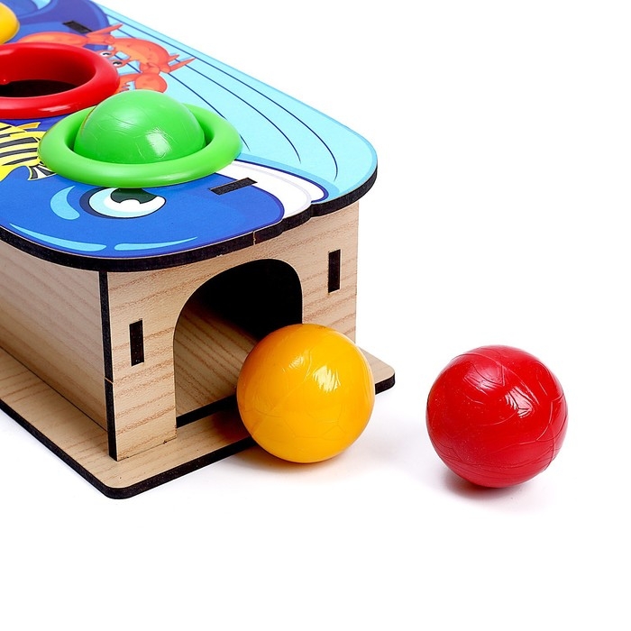 Стучалка «Кит», 3 шарика Стучалка «Кит», 3 шарика