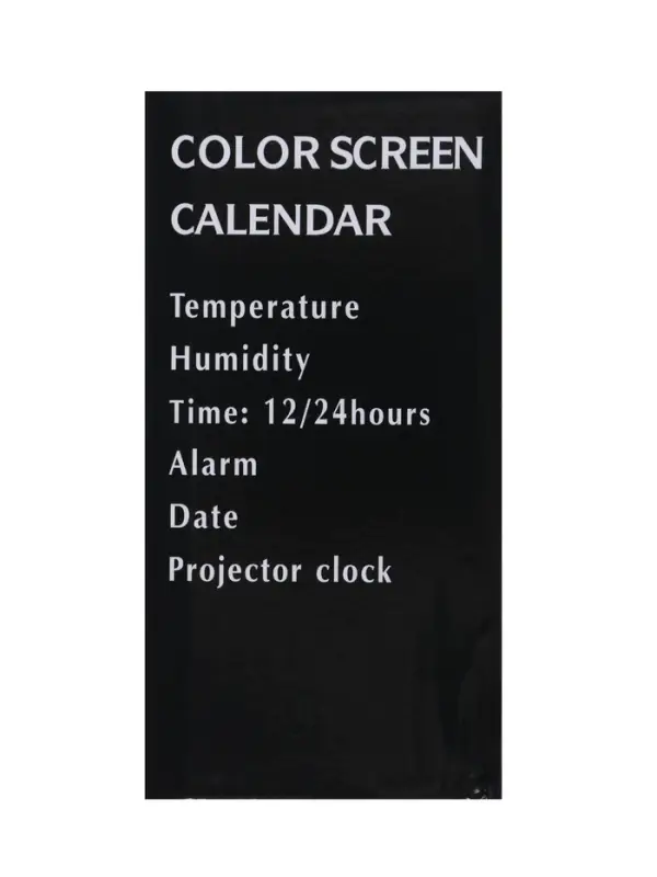 Часы электронные настольные, USB, будильник, термометр, календарь, с проекцией на потолок