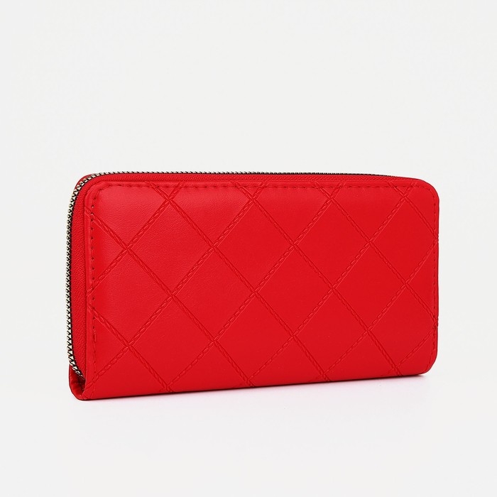 Кошелёк на молнии, цвет красный Кошелёк на молнии, цвет красный