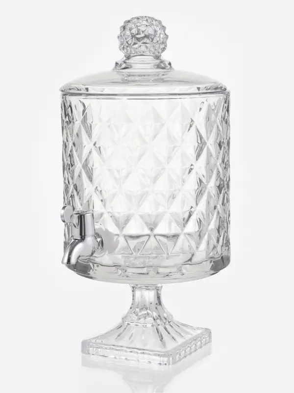 Диспенсер для напитков &laquo;Круиз&raquo;, 4.5 л, 20&times;39 см, на ножке, стекло, прозрачный