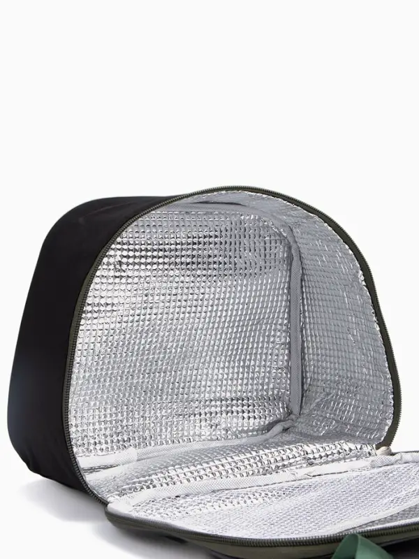 Термосумка на молнии 7 л, чёрная