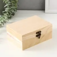 Шкатулка для росписи дерево &laquo;Тайник&raquo;, для творчества, декора, 17&times;12&times;7.5 см