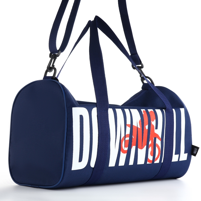 Сумка спортивная мужская, TEXTURA, маленький размер, цвет синий