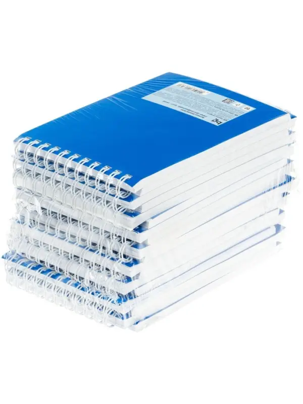 Блокнот BG &laquo;Для конференций&raquo;, А6, 60 листов, на гребне, обложка из мелованного картона, синий