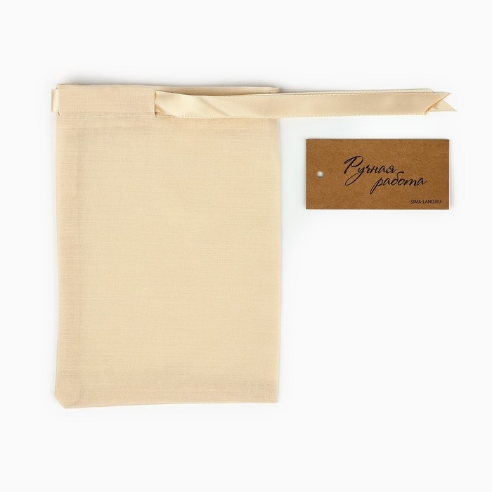 Мешок из хлопка «Ручная работа», 20 × 30 см Мешок из хлопка «Ручная работа», 20 × 30 см