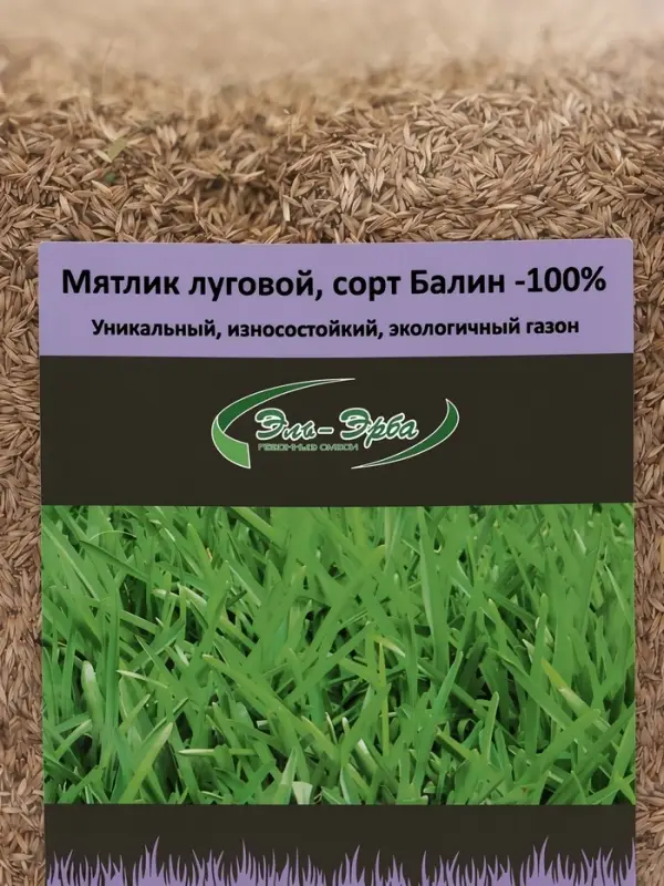 Газонная трава &laquo;Мятлик луговой&raquo; 0.3 кг
