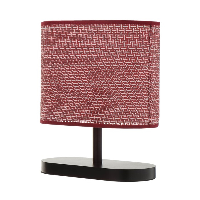 Настольная лампа Настольная лампа "Лара" Е27 40Вт бордовый 25х10х30 см RISALUX
