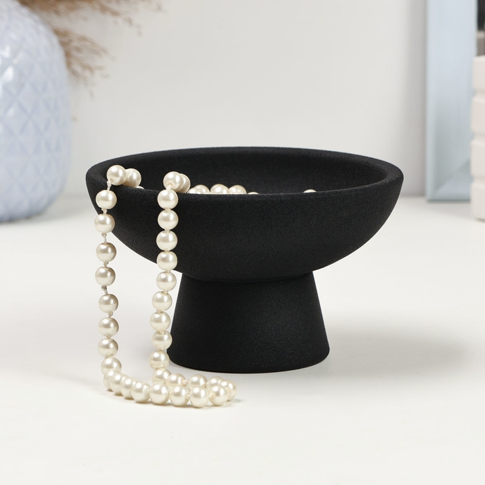 Кашпо - подставка  Кашпо - подставка "Кристофер", 13х13х8см, черное