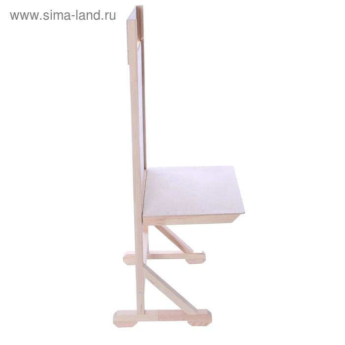 Стойка для натюрморта с регулируемой высотой h-123 см, стол 43 х 60 см, дерево сосна Стойка для натюрморта с регулируемой высотой h-123 см, стол 43 х 60 см, дерево сосна