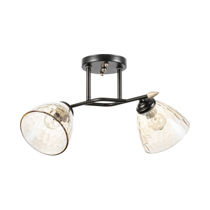 Люстра Люстра "Шарлин" 2хЕ27 40Вт черный 46х25х26 см BayerLux