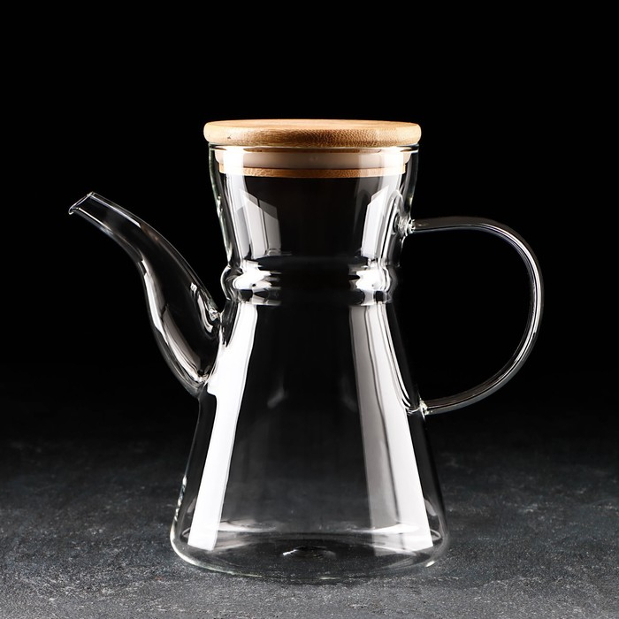 Чайник стеклянный заварочный «Эко. Восток», 800 мл, 18×11,5×17 см Чайник стеклянный заварочный «Эко. Восток», 800 мл, 18×11,5×17 см