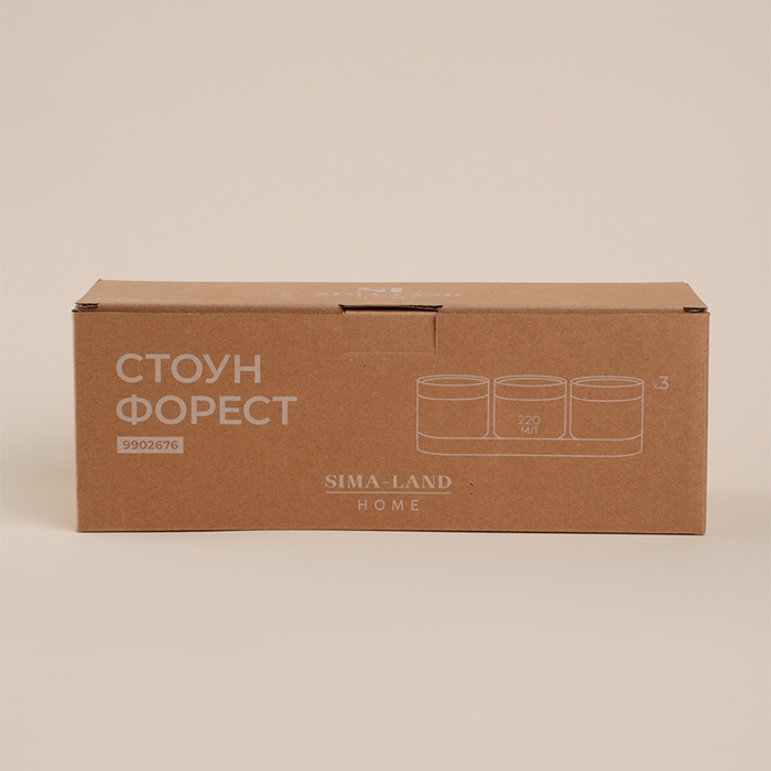 Набор банок керамических для сыпучих продуктов на подставке SL Home «Стоун форест», 4 предмета: 3 банки 220 мл, подставка Набор банок керамических для сыпучих продуктов на подставке SL Home «Стоун форест», 4 предмета: 3 банки 220 мл, подставка