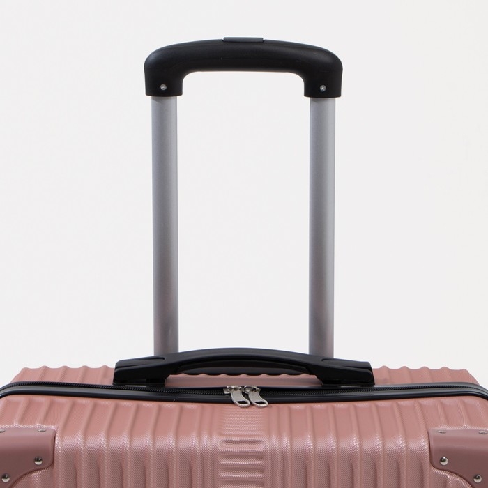 Чемодан большой 85 л (L), отдел на молнии, кодовый замок, цвет розовый Чемодан большой 85 л (L), отдел на молнии, кодовый замок, цвет розовый