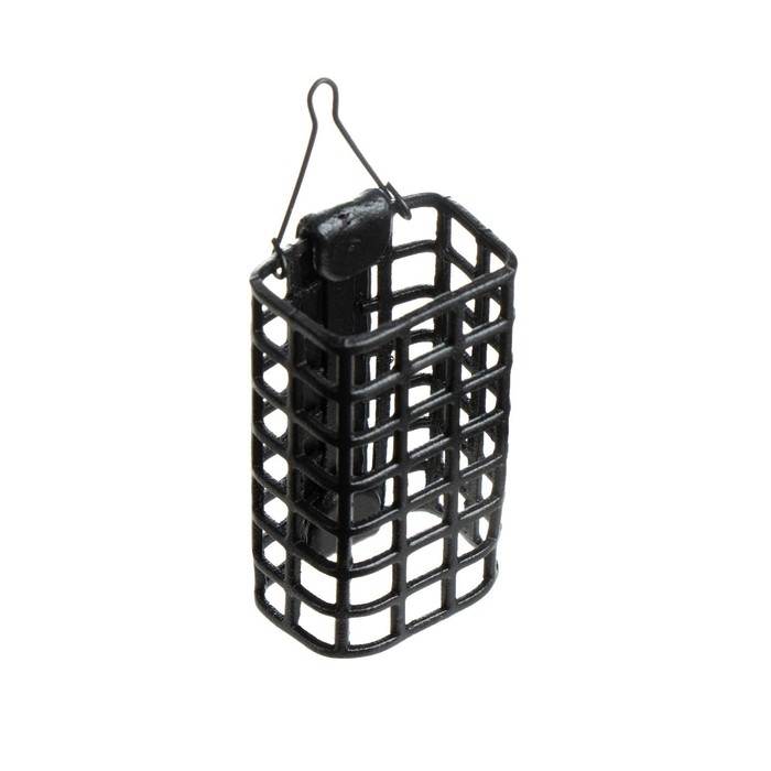 Кормушка прямоугольная с увеличенной петлей без дна, 35 г Кормушка прямоугольная с увеличенной петлей без дна, 35 г