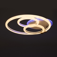 Люстра с ПДУ 1914/3 LED 84Вт диммер белый 42х40х12 см BayerLux