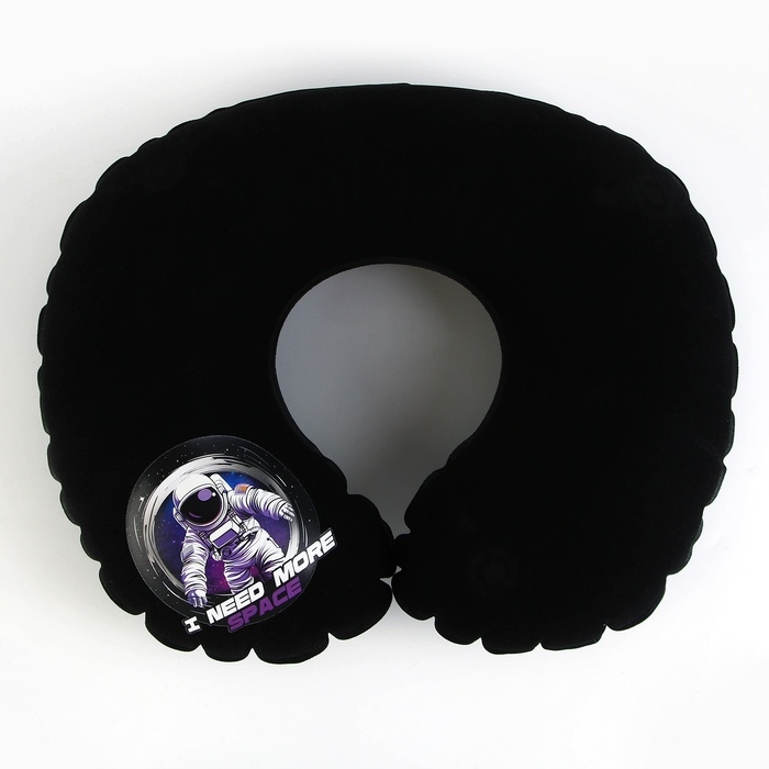 Подушка надувная Space, цвет чёрный Подушка надувная Space, цвет чёрный